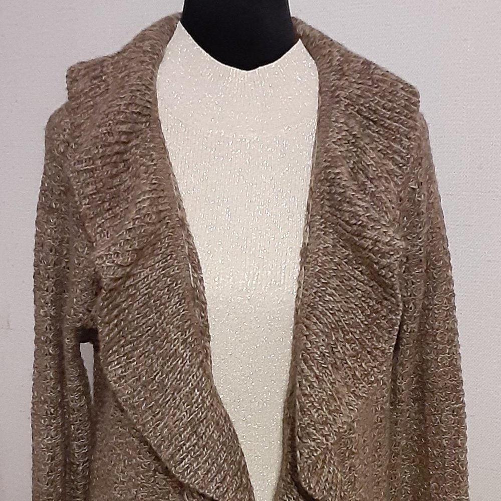 By Design Acrylic Ruffle Cardigan - Picture 2 of 3